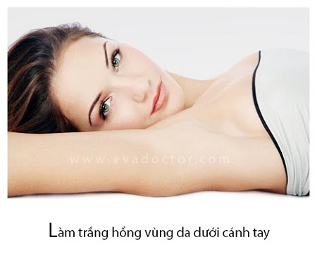bikini eva lam trang hong vung da duoi canh tay