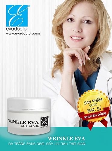 kem duong trang da wrinkle eva