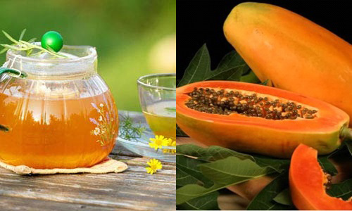 Làm đẹp với đu đủ và mật ong