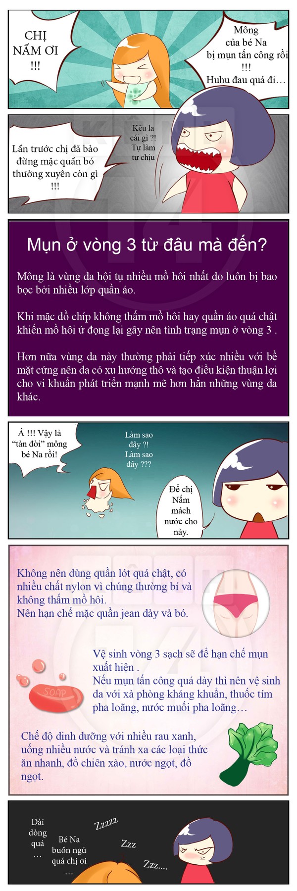 Cách trị mụn, sần mụn cho vùng da mông