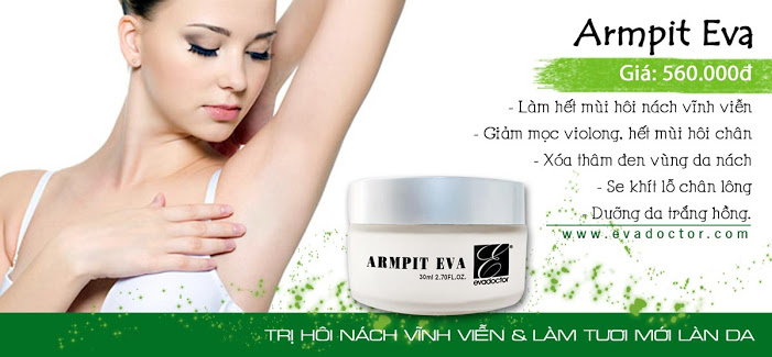 Kem trị hôi nách Armpit Eva tri hoi nach, ngua hoi nach