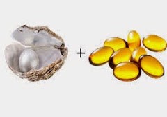  Trắng da với Mặt nạ vitamin E bột ngọc trai